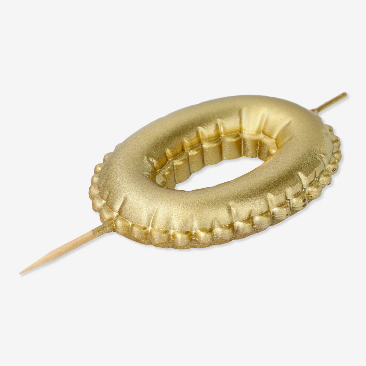 0 Numaralı Altın Rengi Pasta Mumu - Image 2