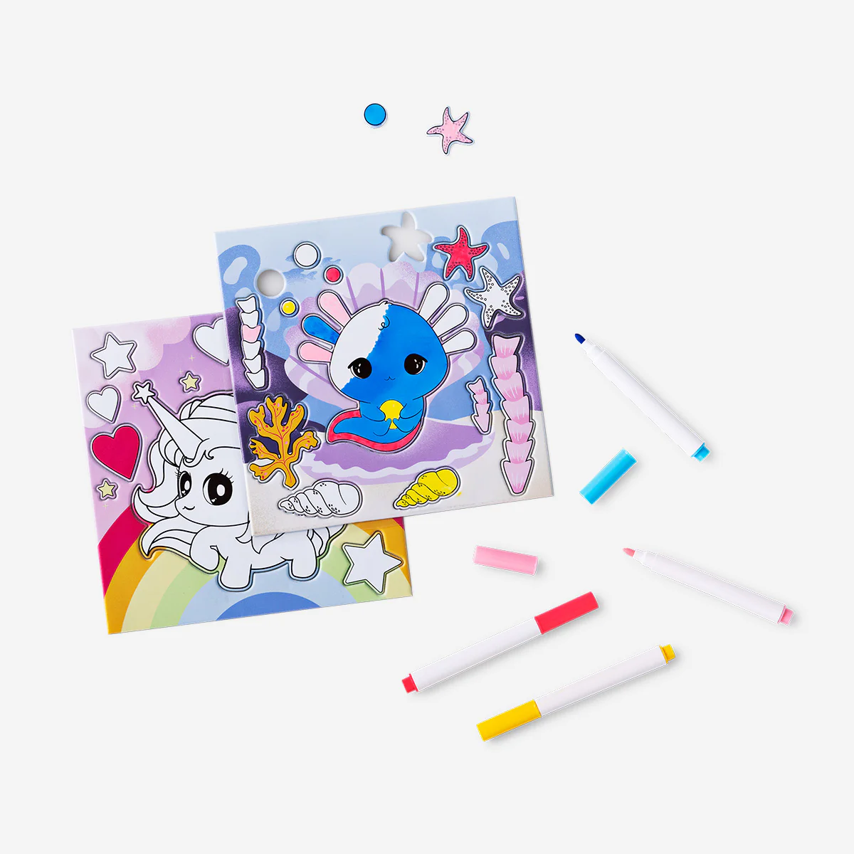 2'li Kendin Boya Dokulu Sticker Seti - Image 3