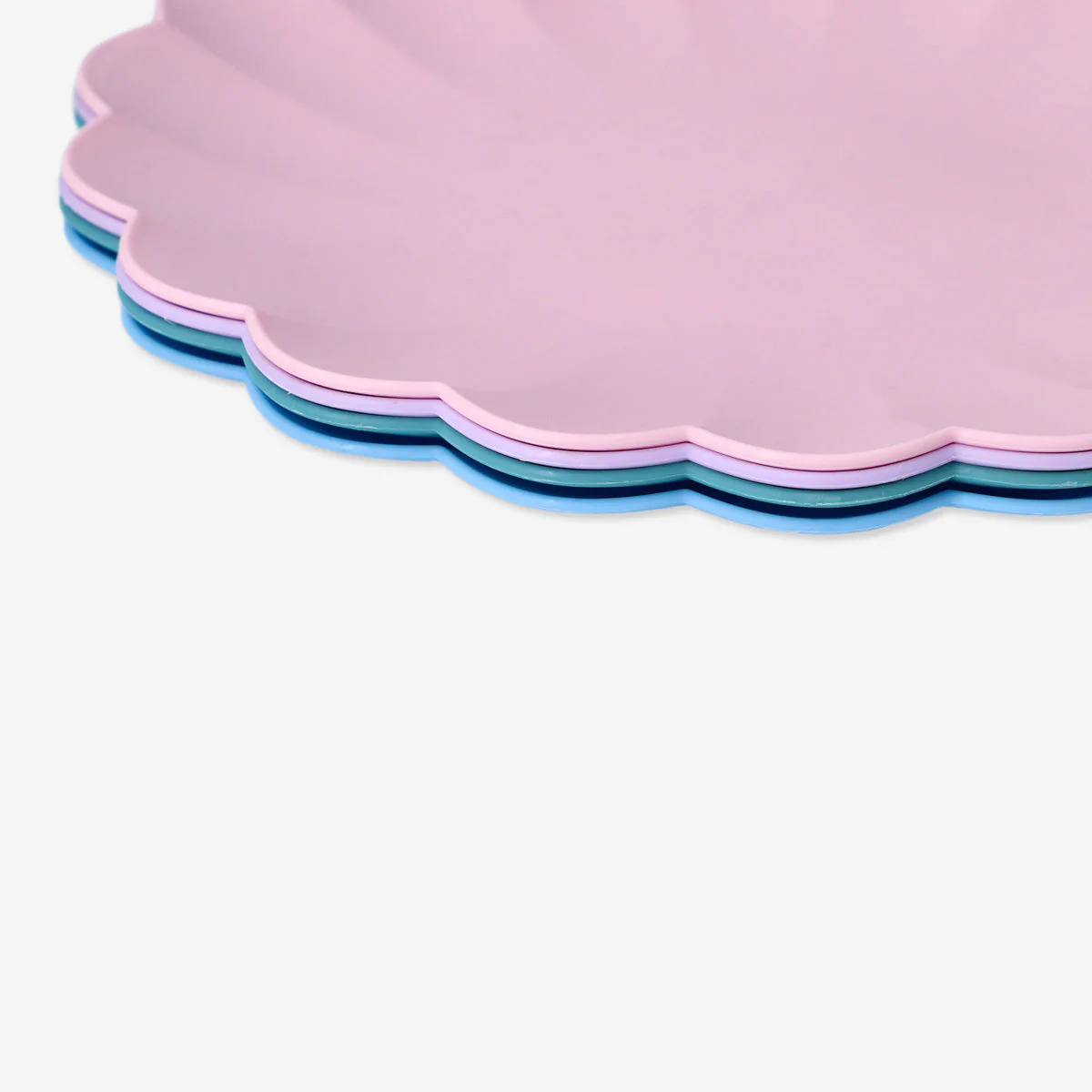 4'llü Plastik Tabak Seti 20 cm - Image 3
