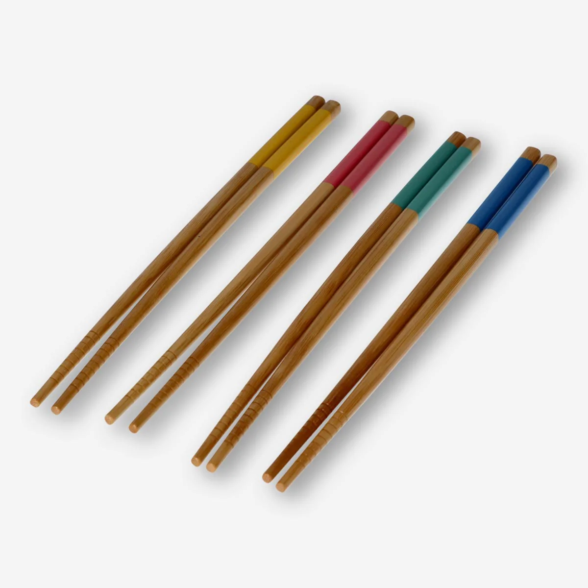 4'lü Çok Renkli Bambu Chopstick Seti - Image 4