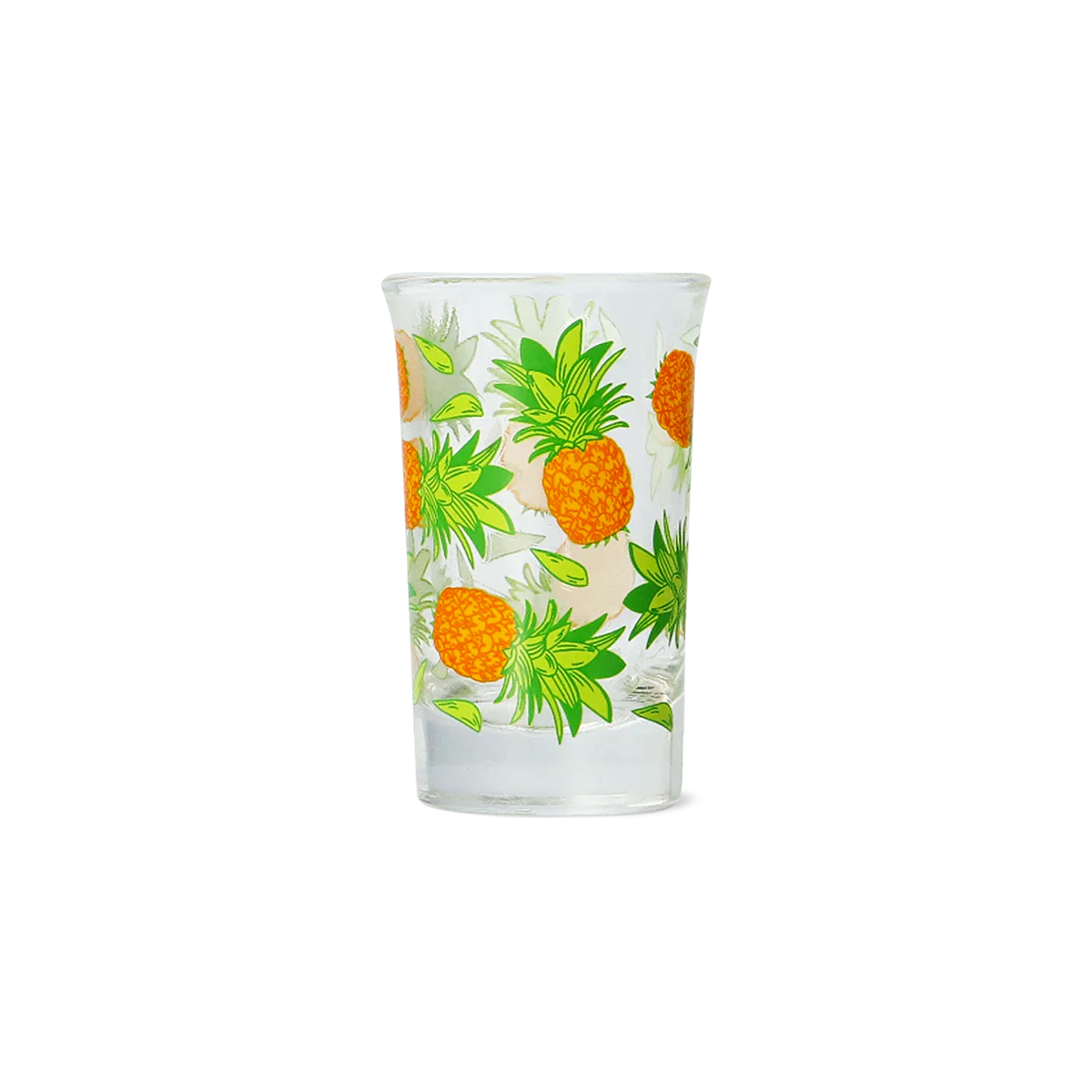 Ananas Desenli Mini Cam Bardak