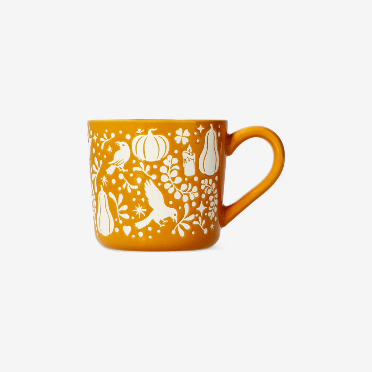 Balkabağı Desenli Porselen Kupa 480 ml - Image 2