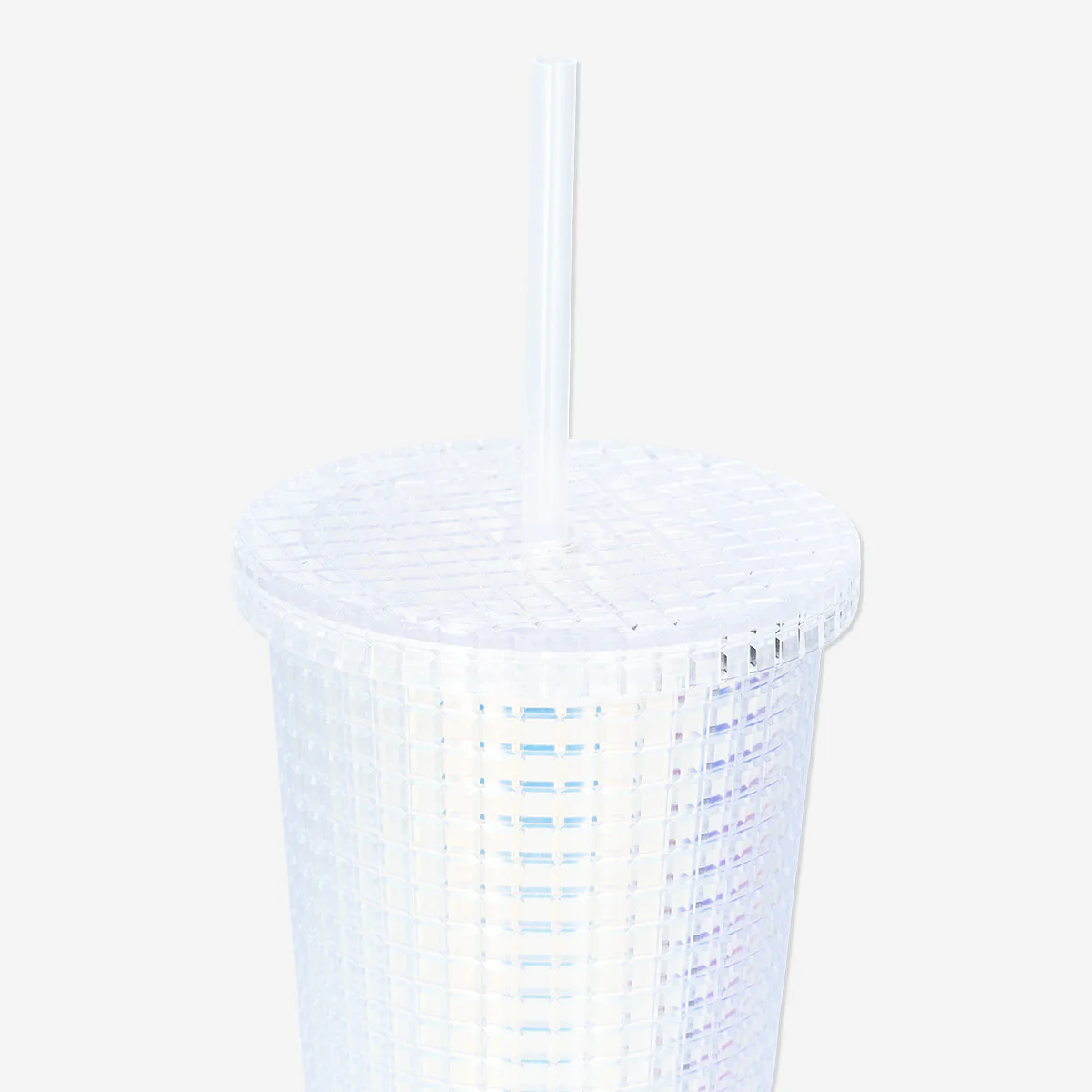 Beyaz Pipetli Plastik Bardak - Image 3