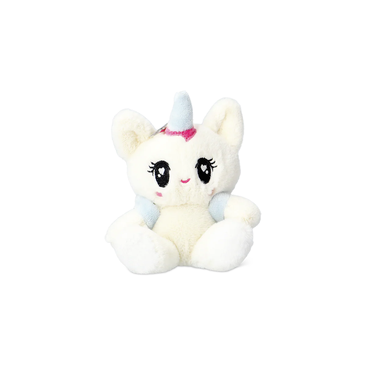 Beyaz Unicorn Şeklinde Çanta Süsü