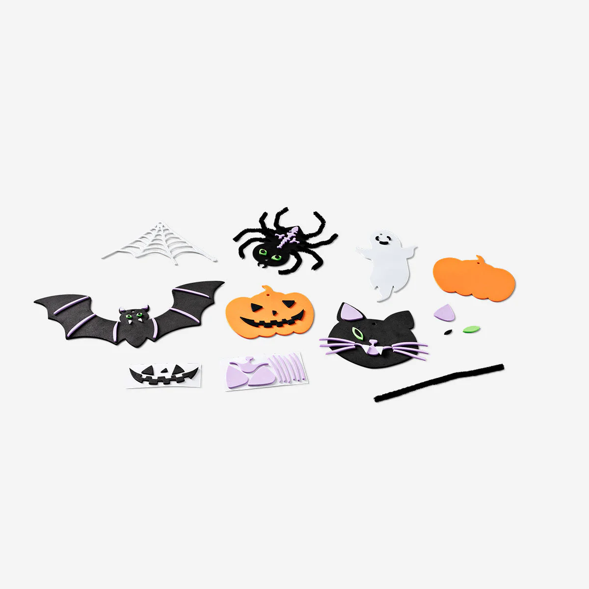 Halloween Kendin Yap Hayvanlı Köpük Figürler - Image 3
