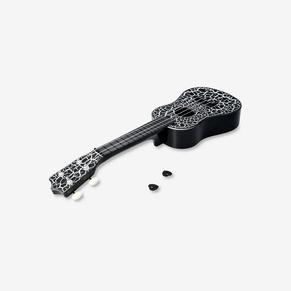 İskelet Desenli Fosforlu Ukulele - Image 2
