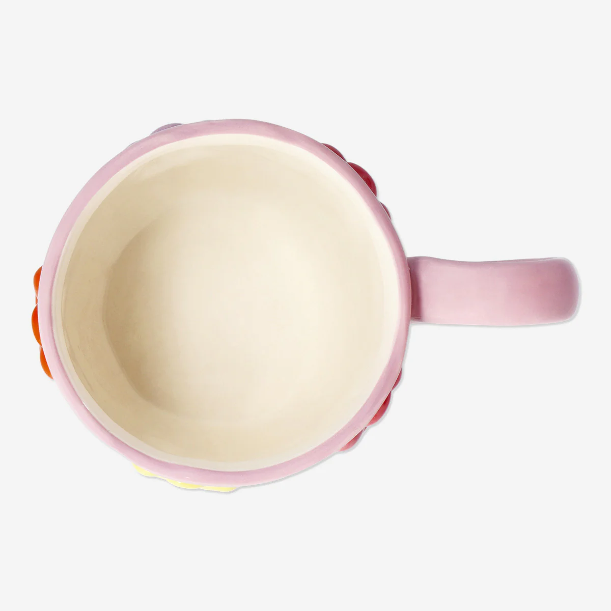 Çiçek Desenli Pembe Kupa 330 ml - Image 3