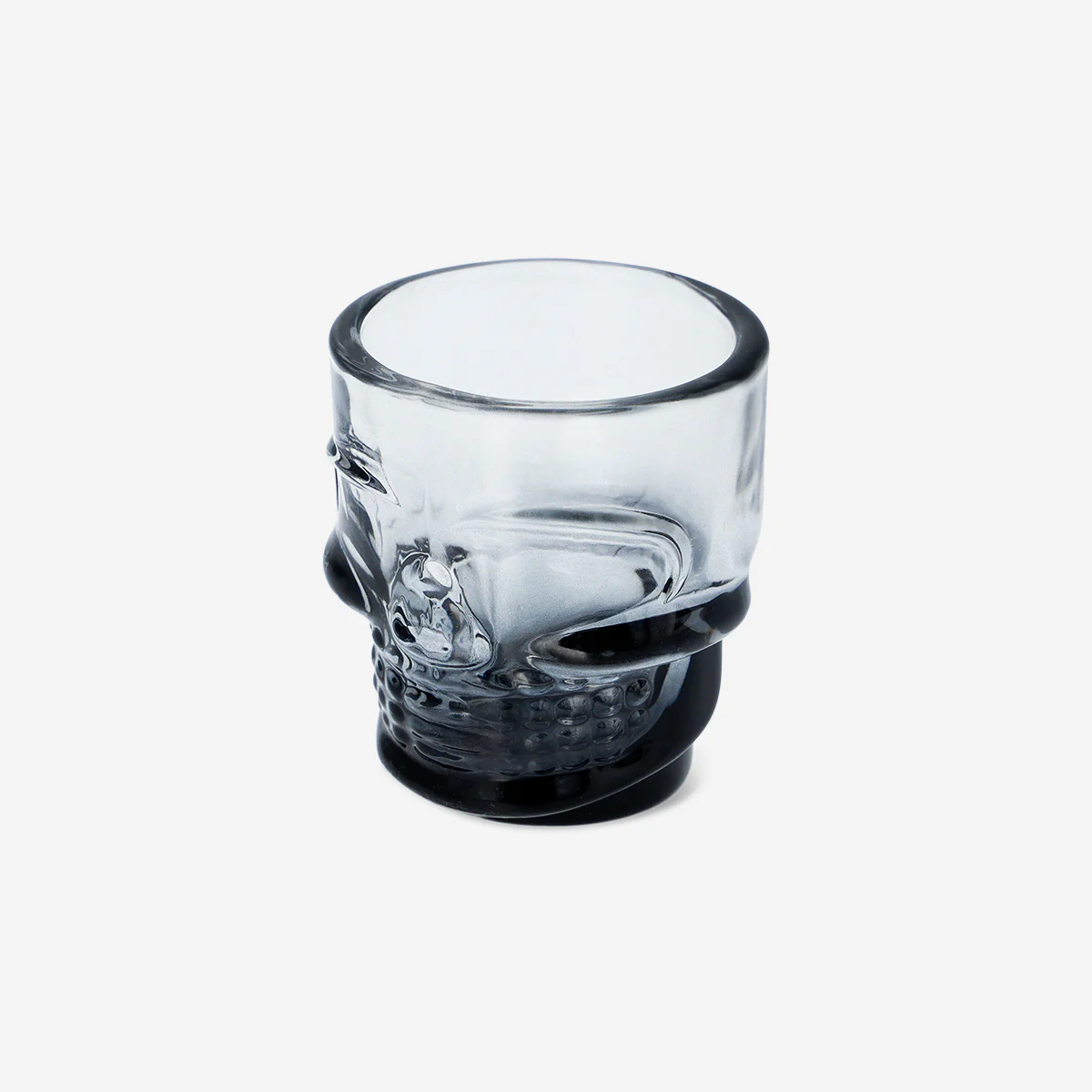 Kafatası Şeklinde Siyah Mini Cam Bardak 35 ml - Image 2
