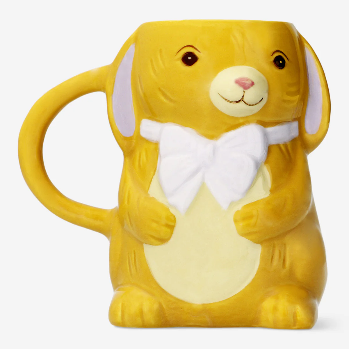 Kahverengi Tavşan Şeklinde Seramik Kupa 420 ml - Image 2