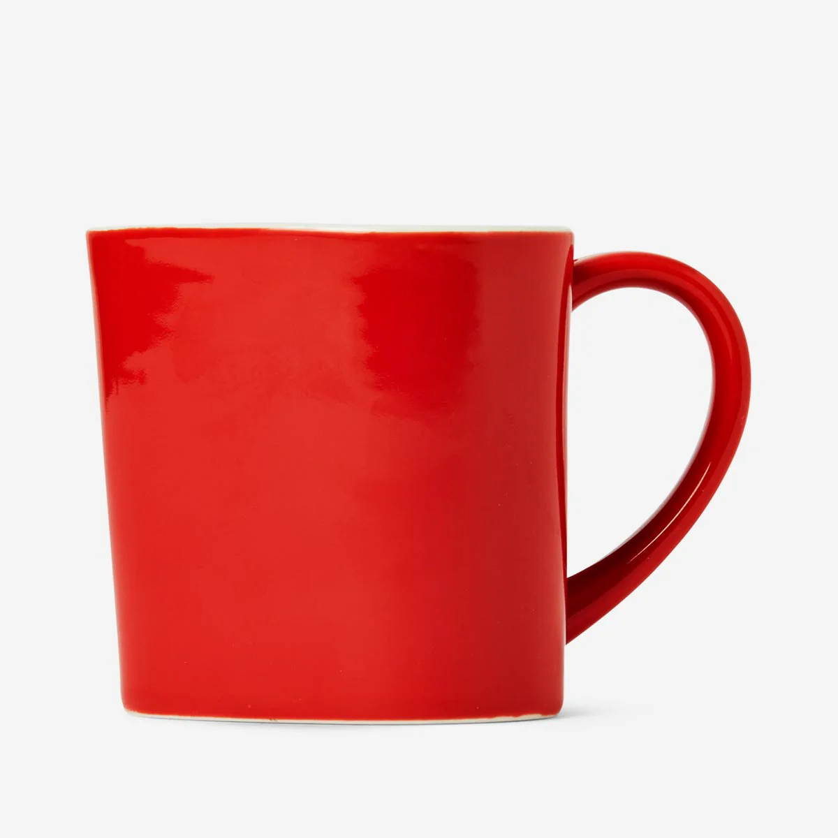 Kalp Şekilli Kırmızı Seramik Kupa 330 ml - Image 2