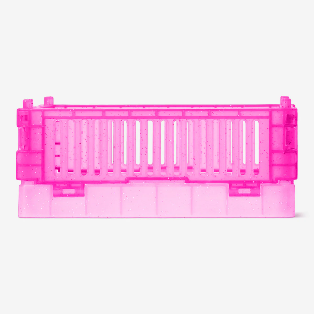 Katlanabilir Açık Pembe Parlak Plastik Kasa 15 cm x 10 cm - Image 3