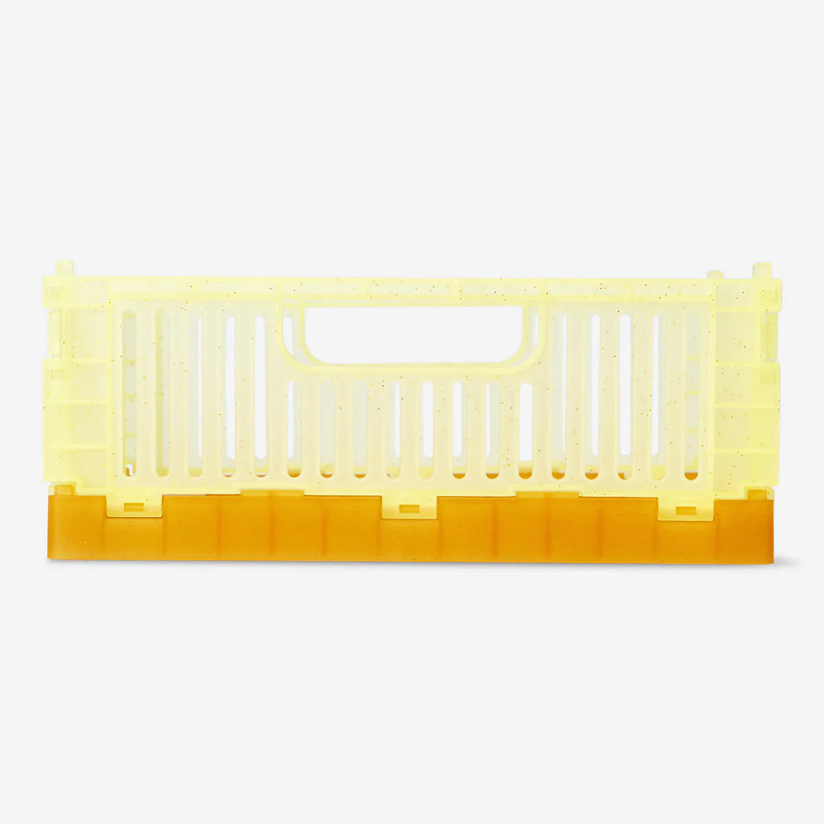 Katlanabilir Sarı Parlak Plastik Kasa 25 cm x 16 cm - Image 3