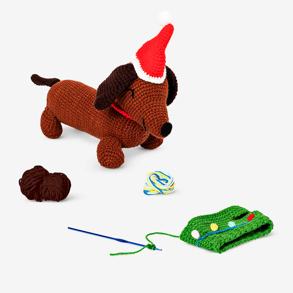 Kendin Yap Sosis Köpek Amigurumi Seti - Image 4