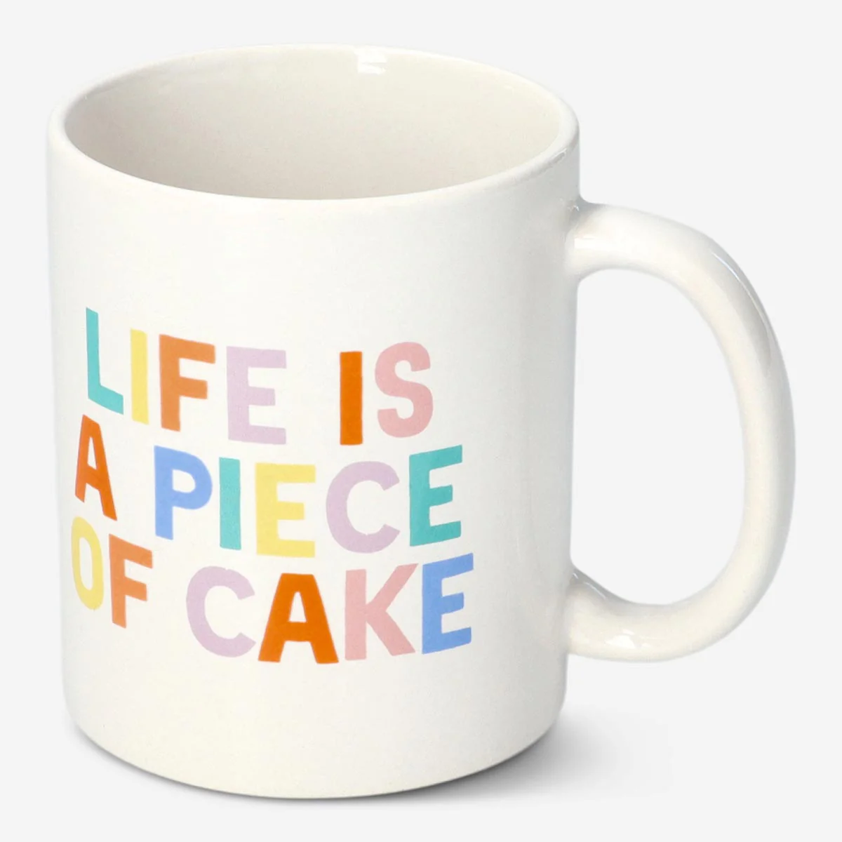 "Life is a Piece of Cake" Yazılı Kupa 220 ml - Image 4