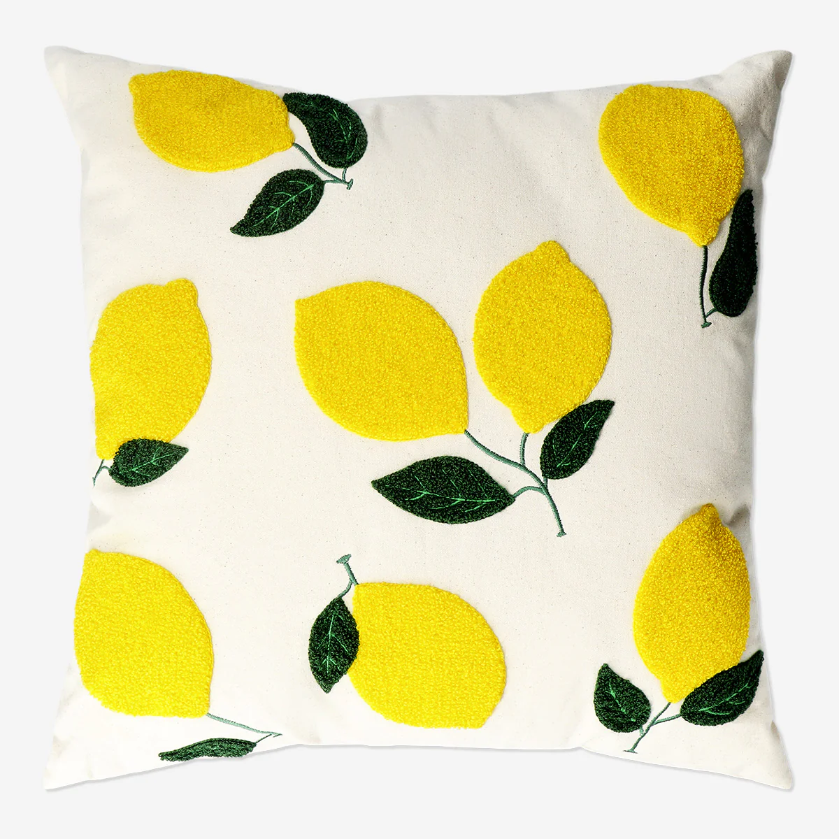 Limon Nakışlı Yastık 45 cm x 45 cm