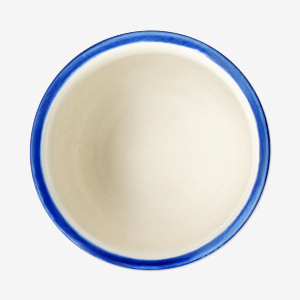 Mavi Çiçekli Seramik Yumurtalık - Image 3