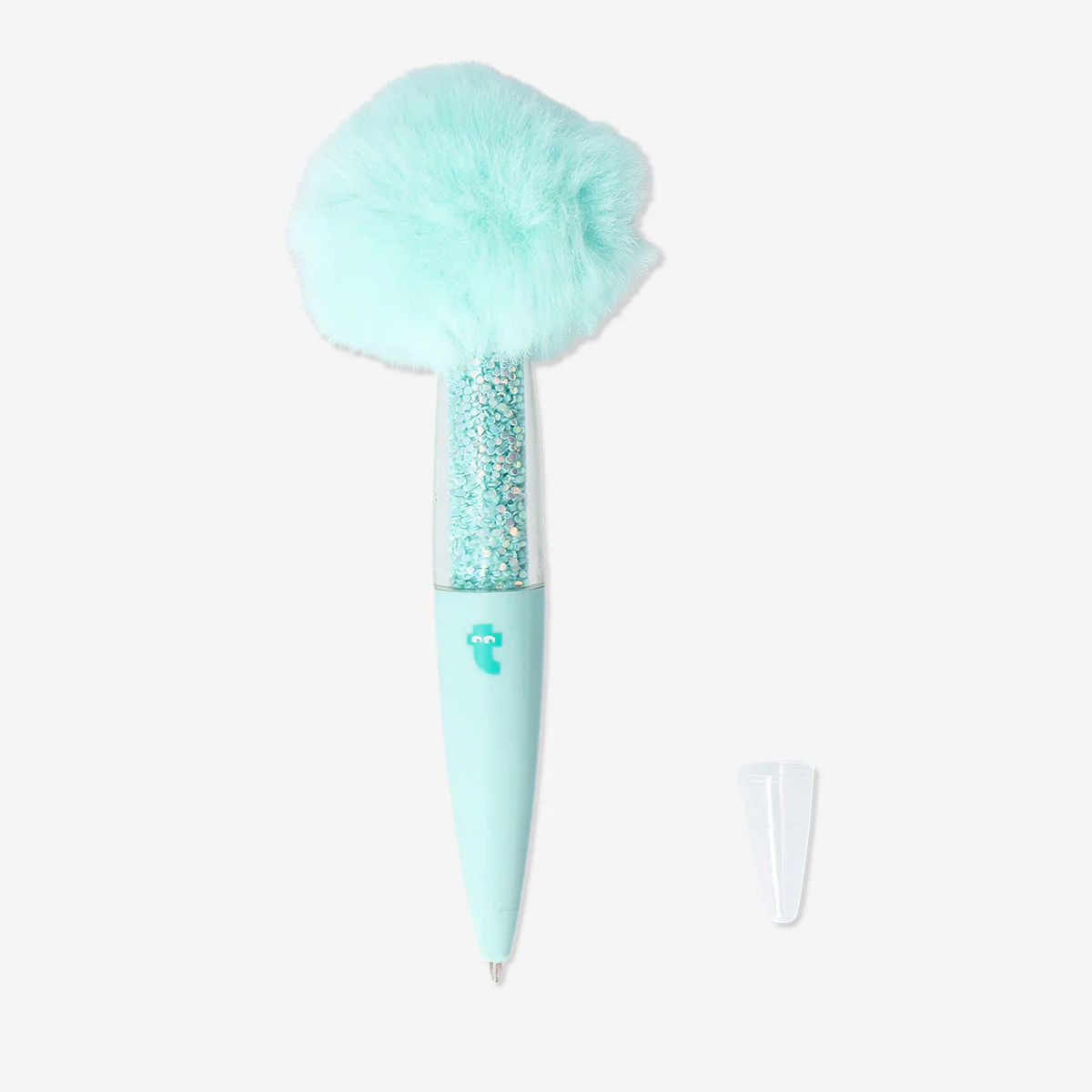 Mavi Peluş Detaylı Tükenmez Kalem - Image 5