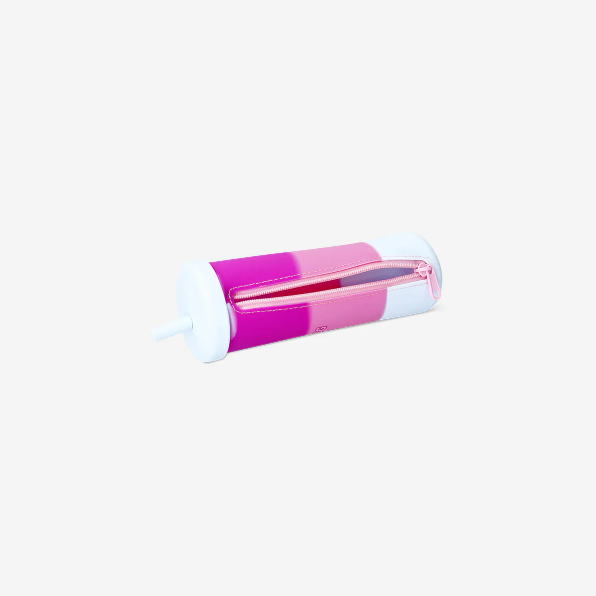 Milkshake Şeklinde Silikon Pembe Kalem Kutusu - Image 3