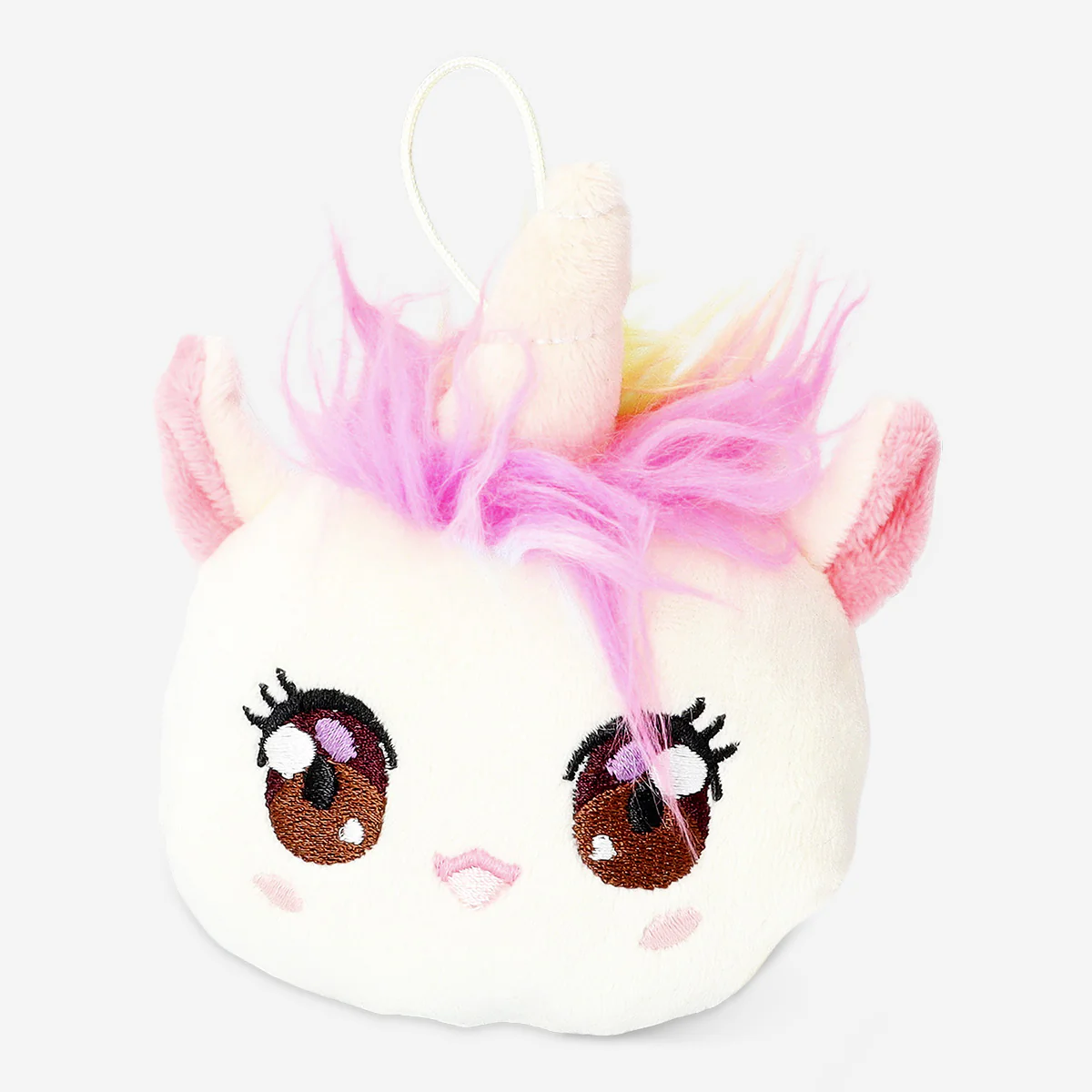Mini Beyaz Unicorn Peluş Oyuncak - Image 3