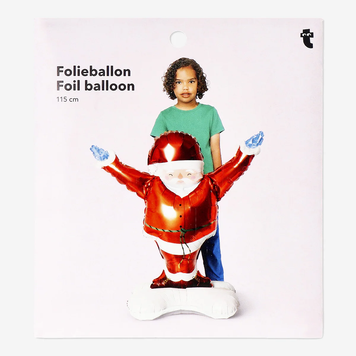 Noel Baba Şekilli Balon 115 cm - Image 3