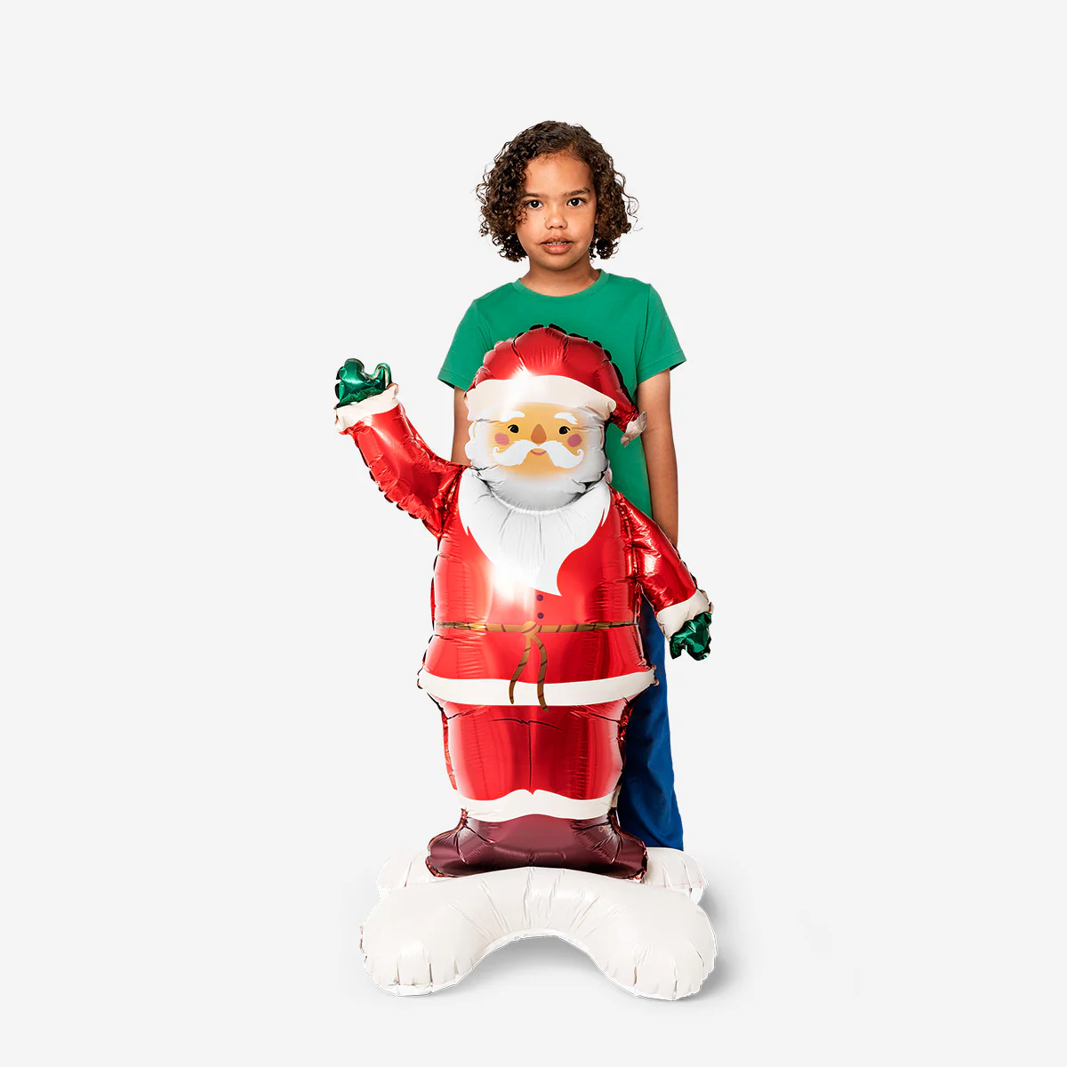 Noel Baba Şeklinde Folyo Balon - Image 2