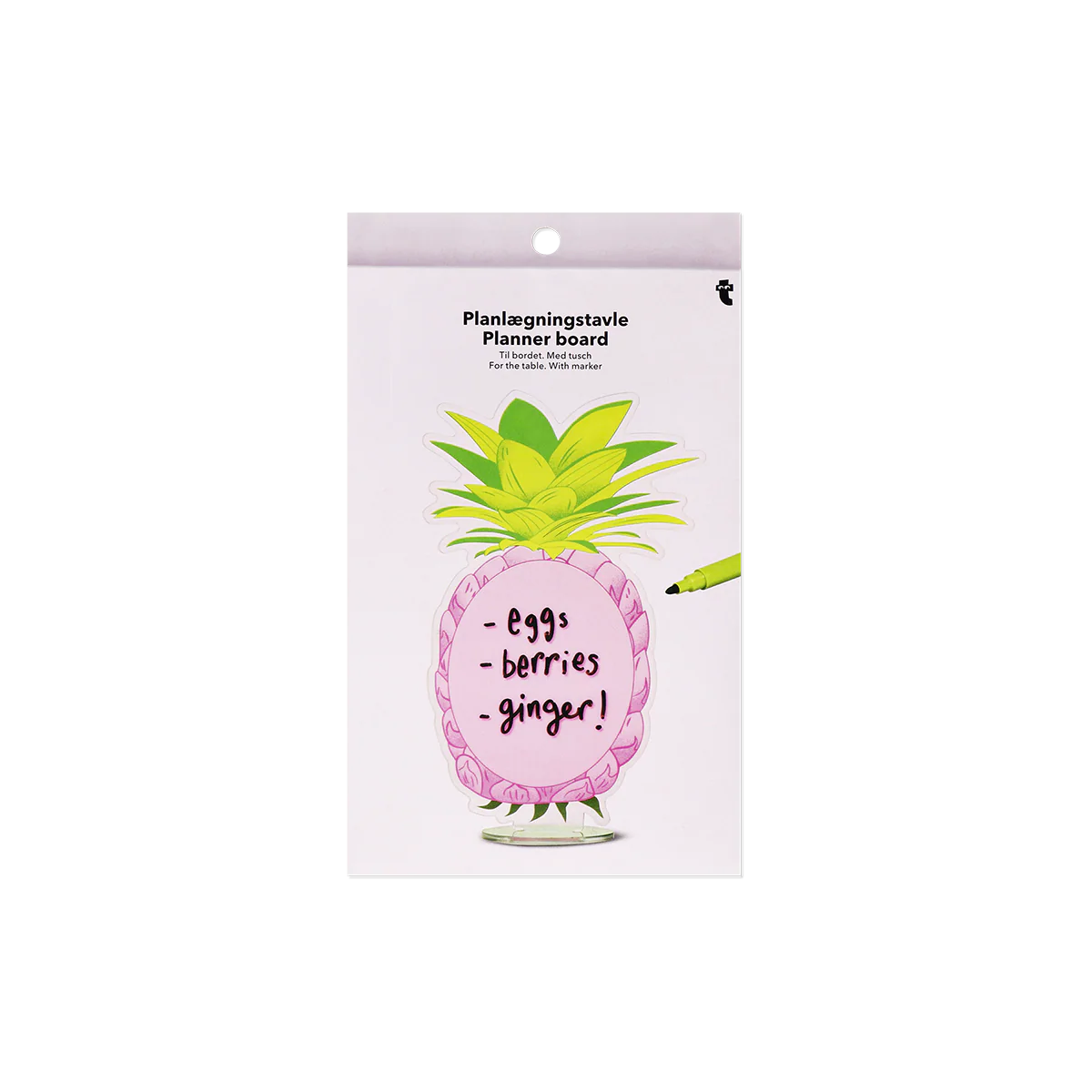 Pembe Ananas Şeklinde Masaüstü Tahtası - Image 3