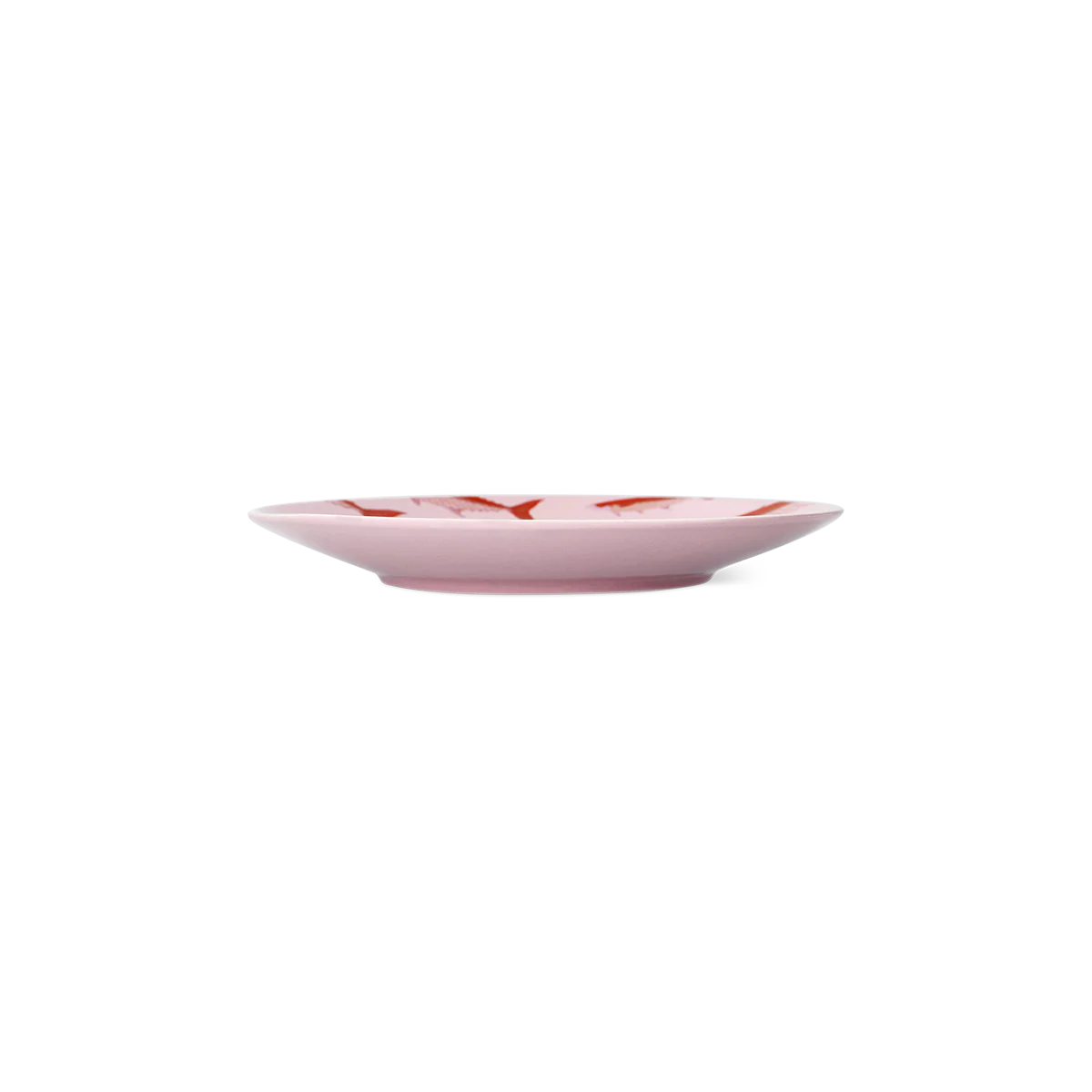 Pembe Balık Desenli Seramik Tabak - Image 4