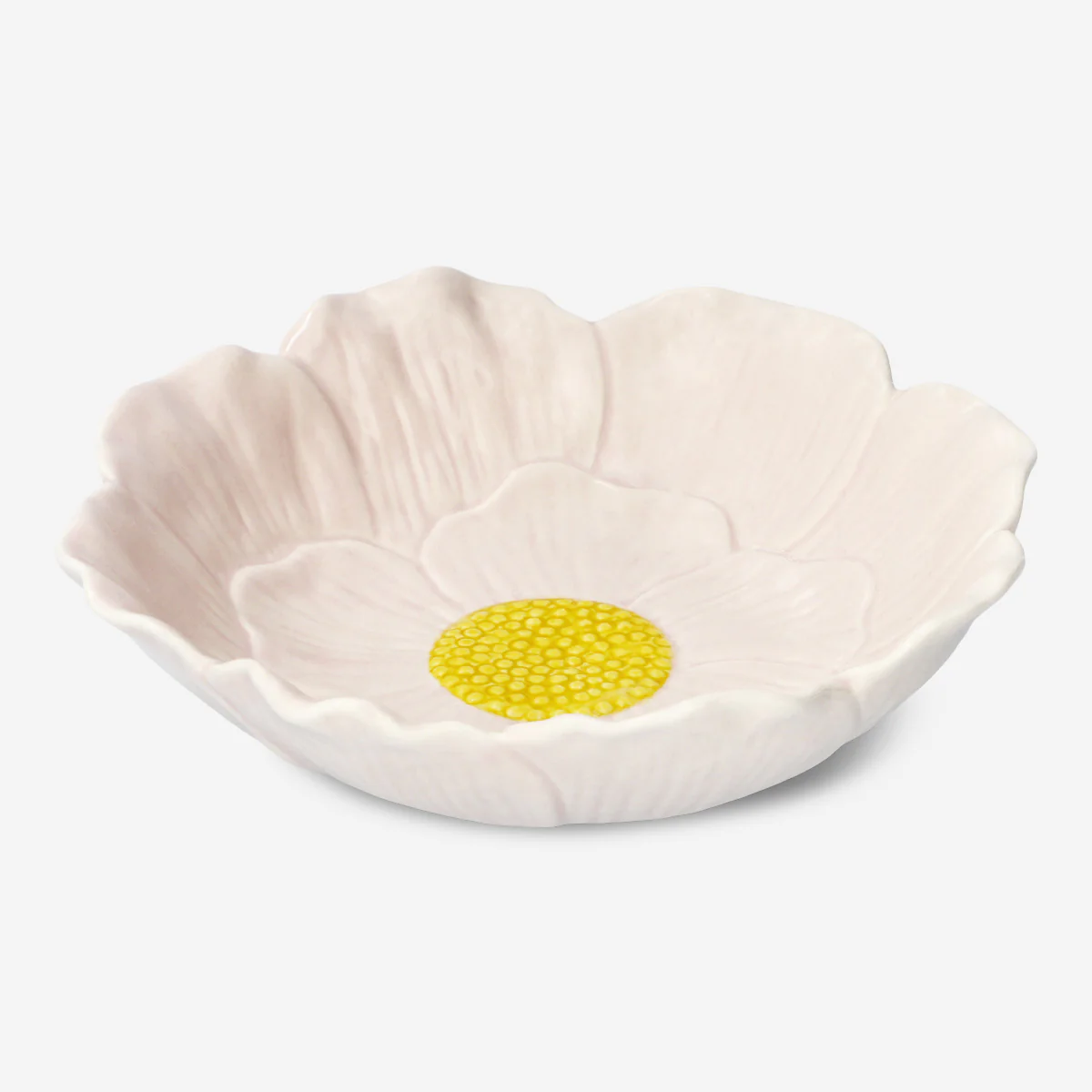 Pembe Çiçek Şekilli Çukur Tabak 18 cm - Image 4