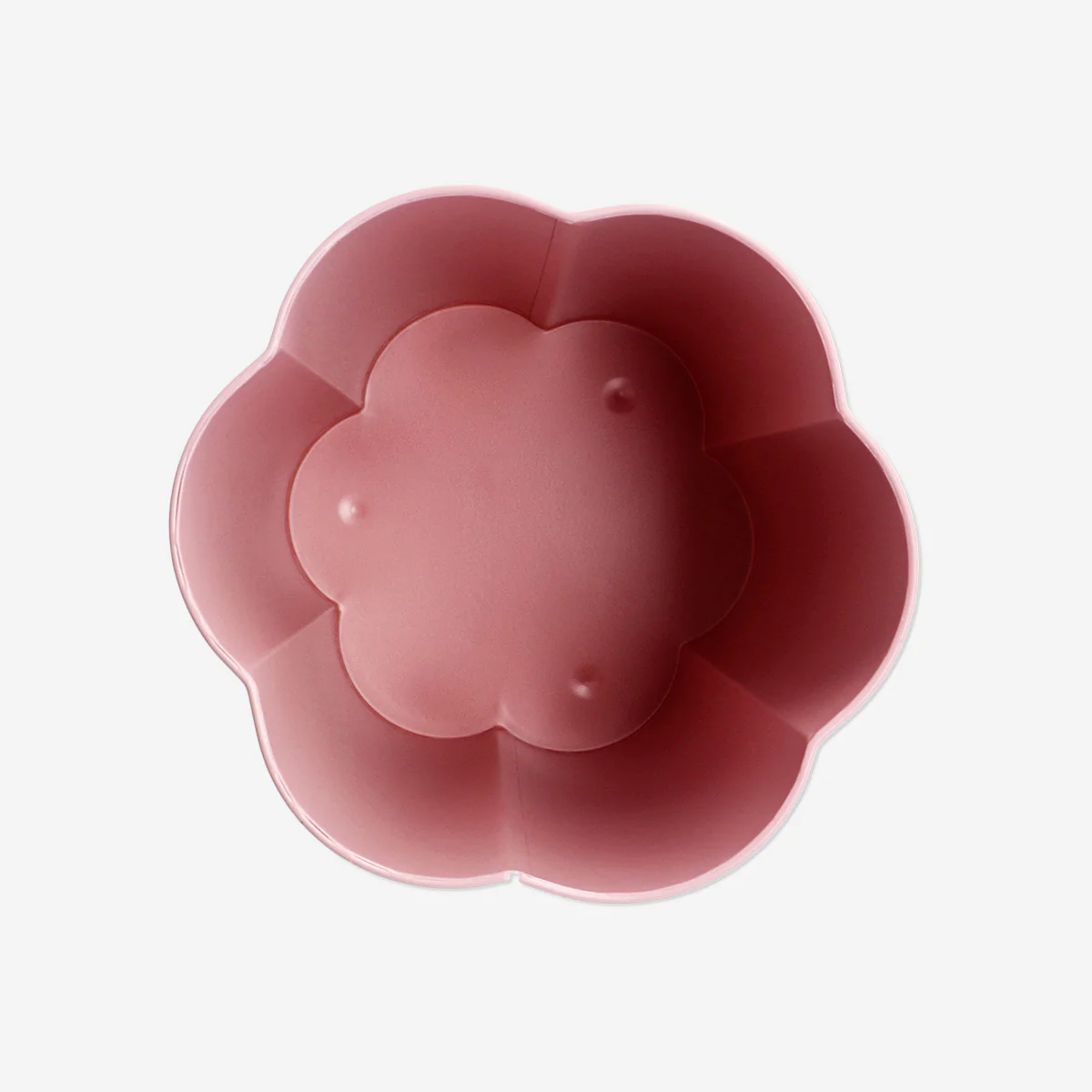 Pembe Çiçek Şeklinde Çöp Kutusu - Image 3