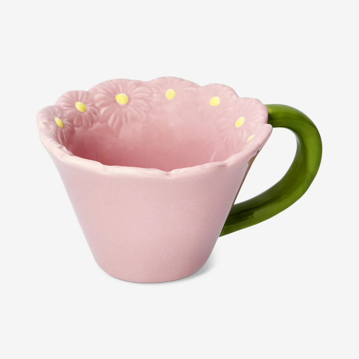 Pembe Çiçek Şeklinde Kupa 115 ml