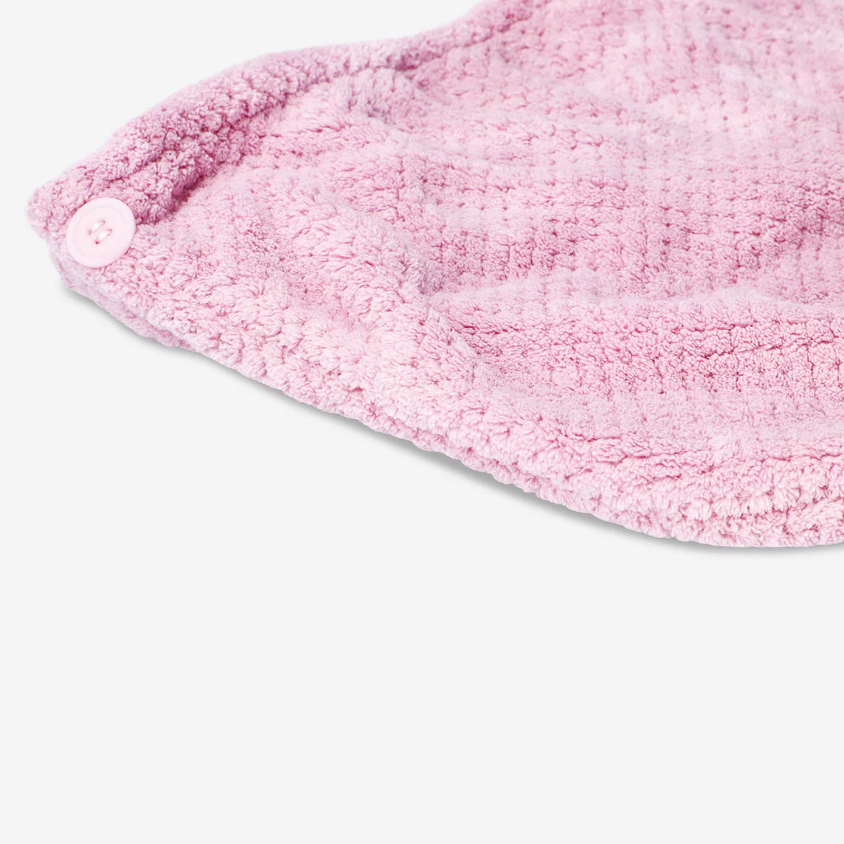 Pembe Düğmeli Saç Havlusu - Image 3