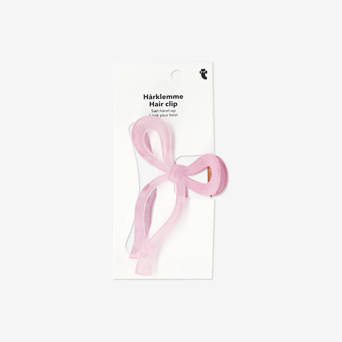 Pembe Fiyonk Şeklinde Kıskaçlı Toka - Image 3