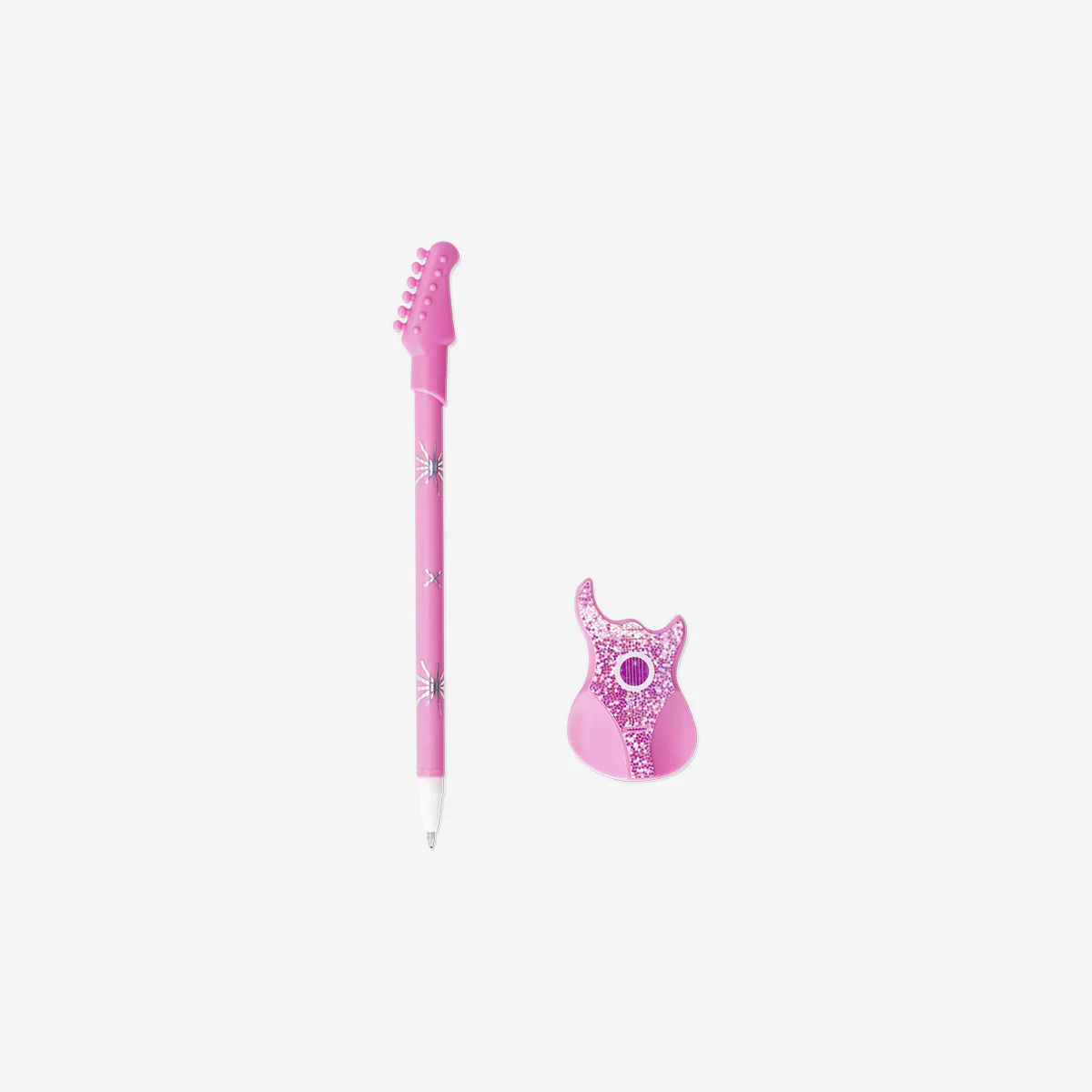 Pembe Gitar Detaylı Tükenmez Kalem - Image 2