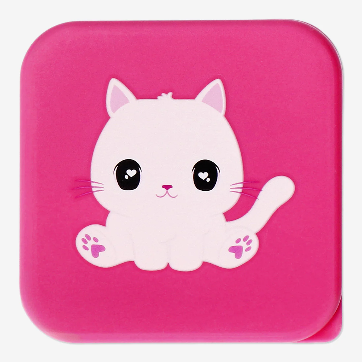 Pembe Kedi Desenli Küçük Atıştırmalık Kutusu - Image 2