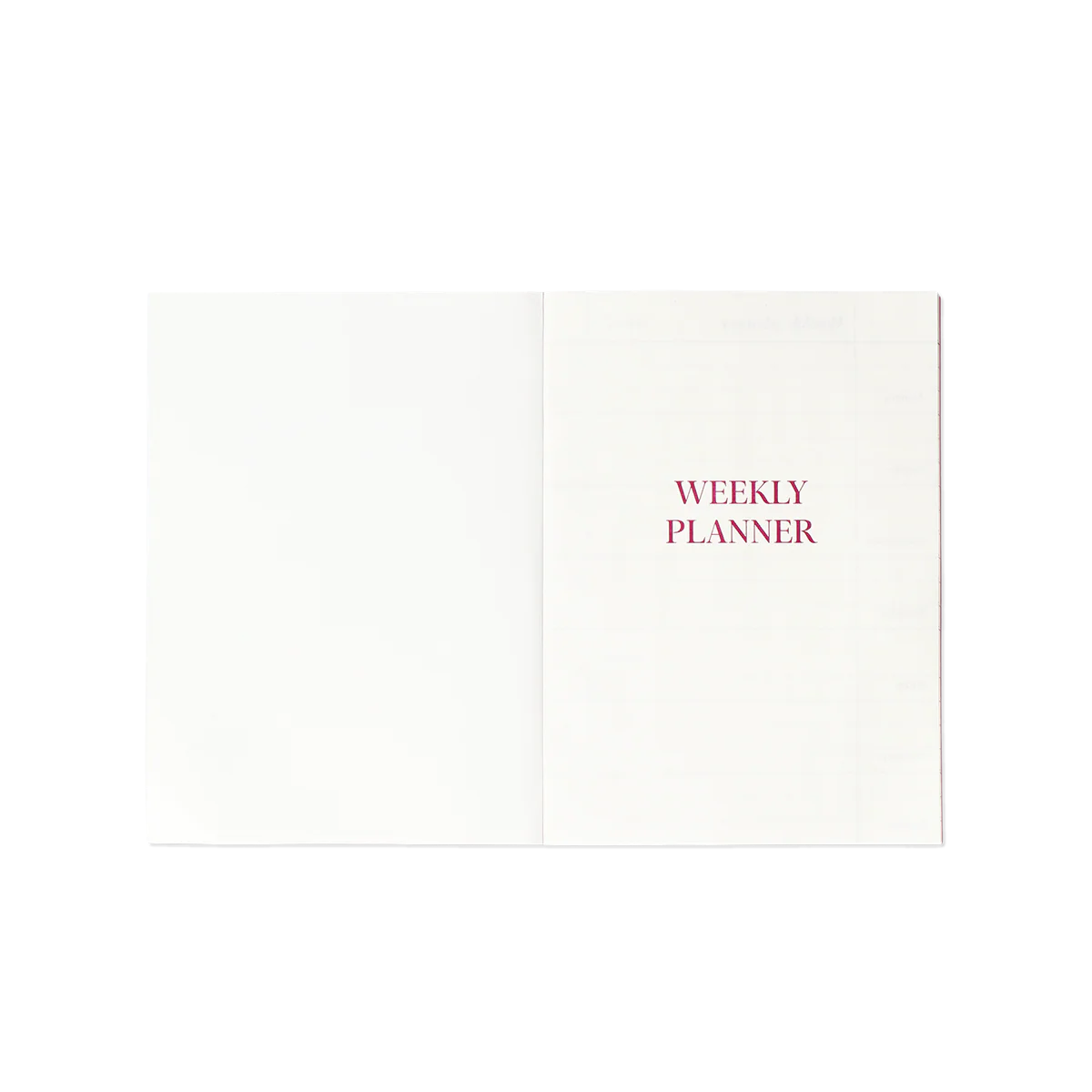 Pembe Kiraz Desenli Haftalık Planlayıcı Defter - Image 4