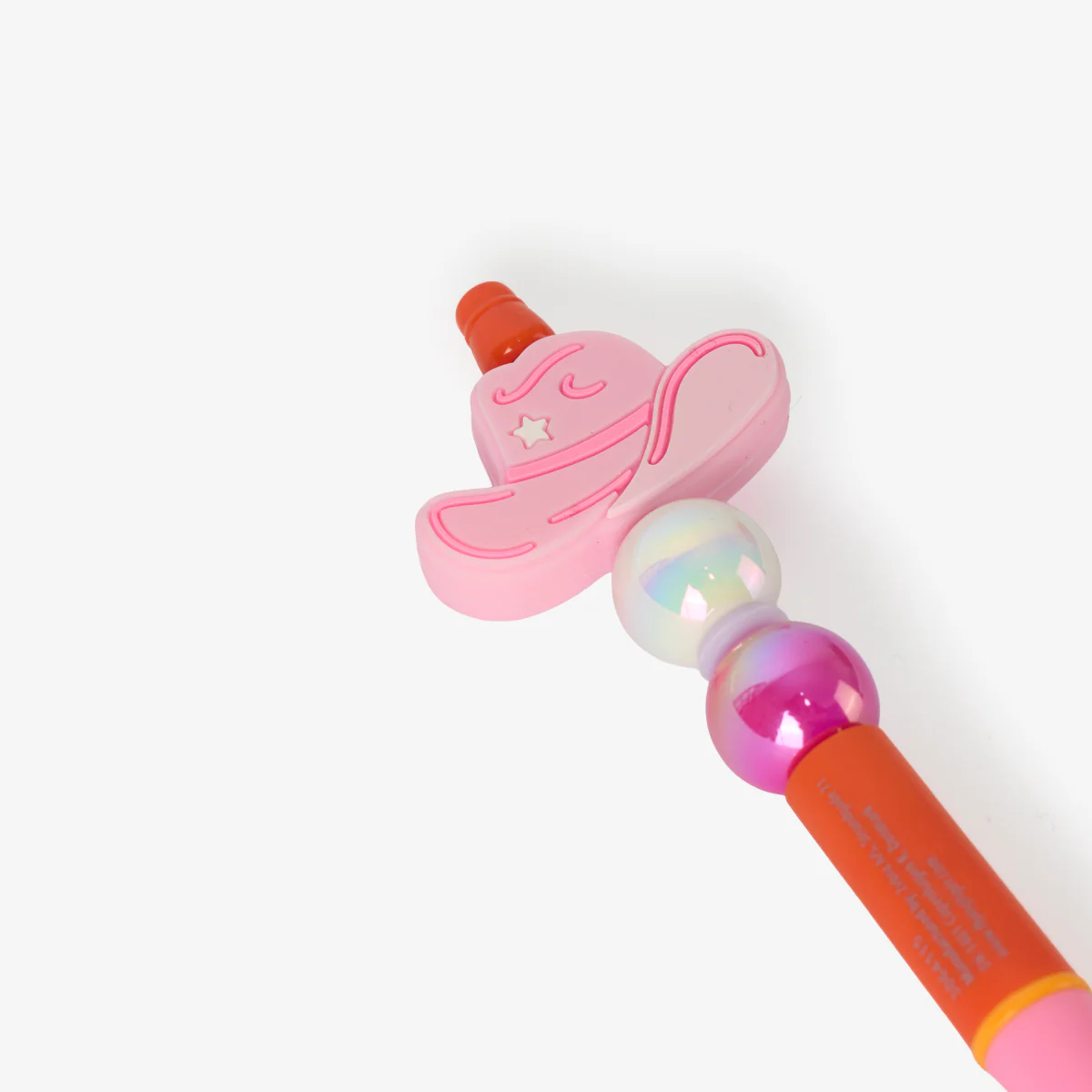 Pembe Kovboy Şapkalı Tükenmez Kalem - Image 3
