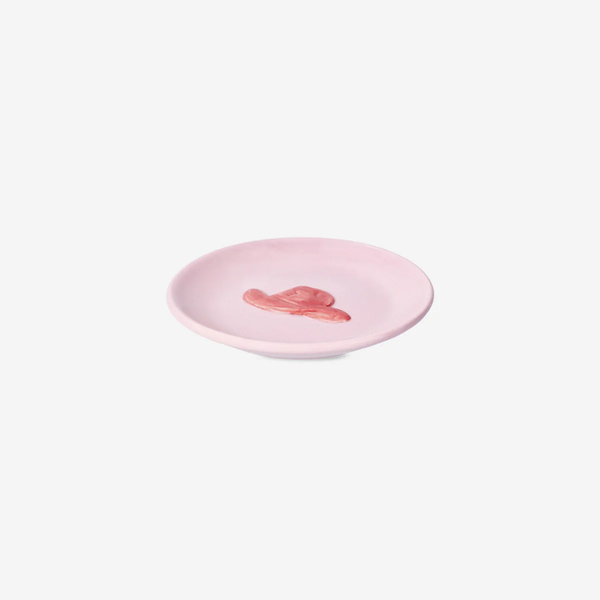 Pembe Kovboy Şapkası Desenli Takı Tabağı - Image 2