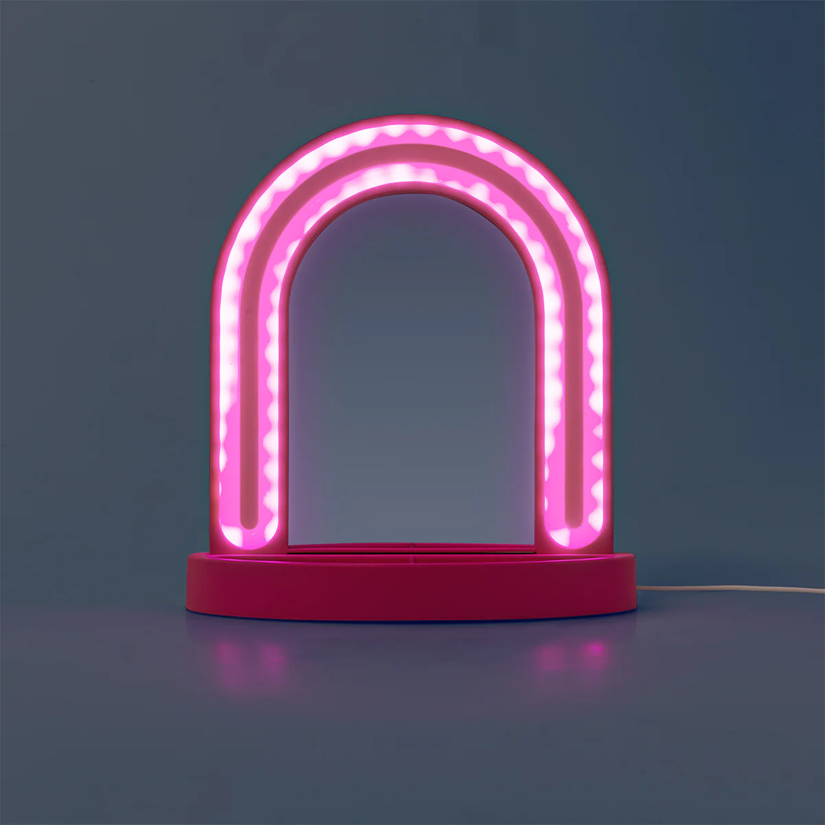Pembe LED Işıklı Masa Aynası - Image 2
