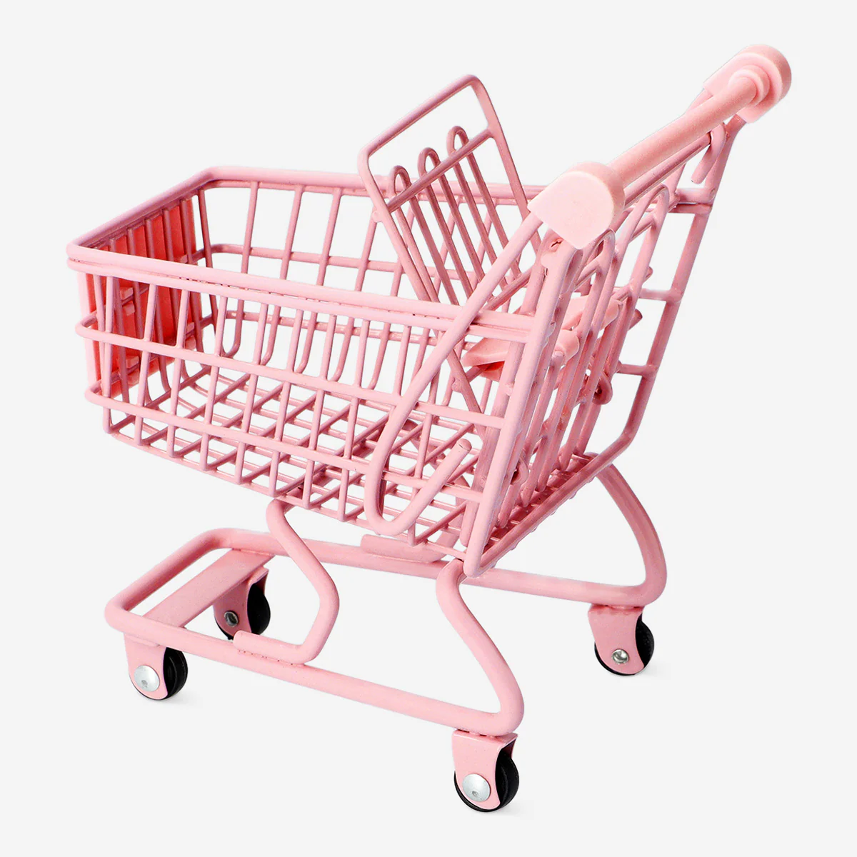 Pembe Mini Alışveriş Arabası - Image 3