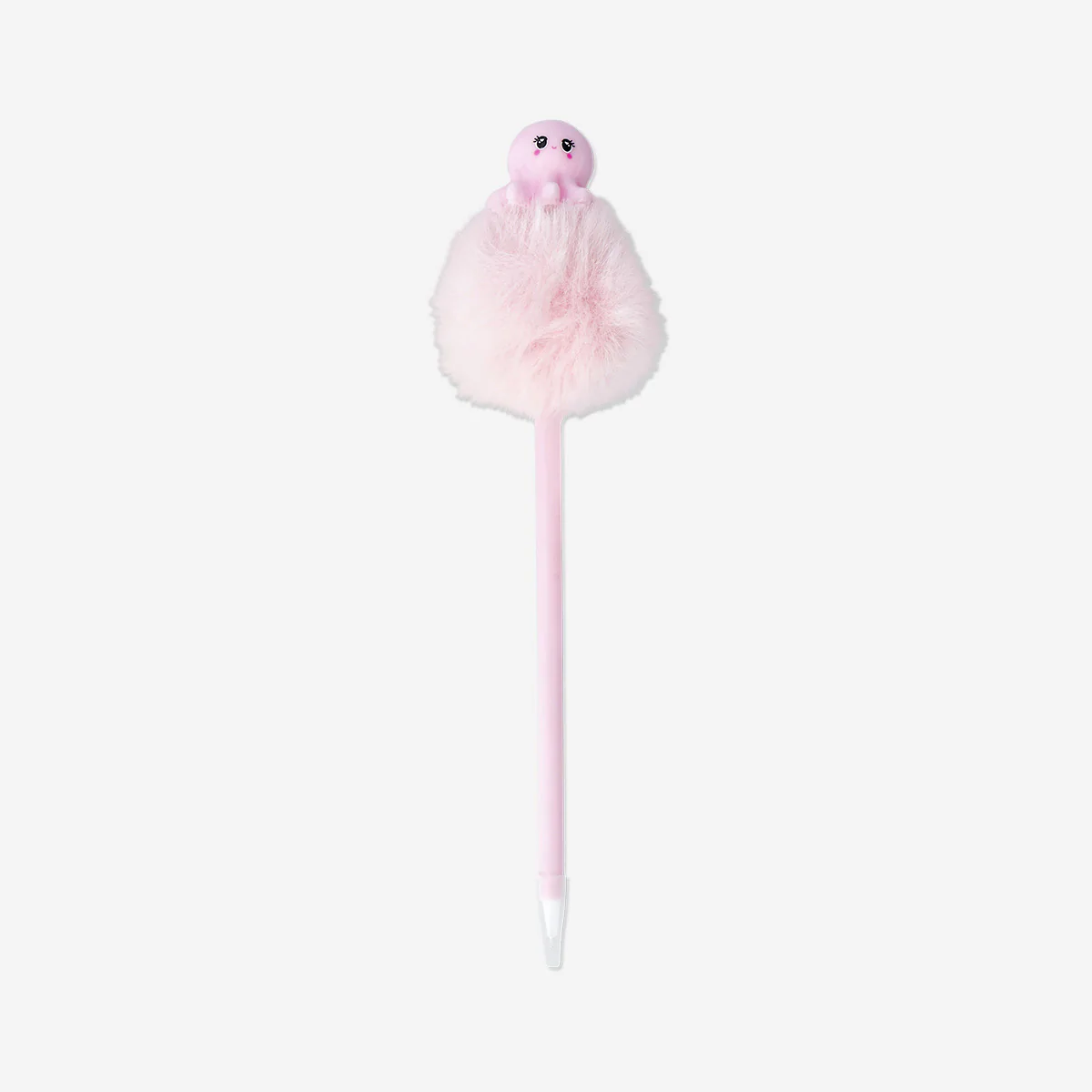 Pembe Ponpon Detaylı Tükenmez Kalem