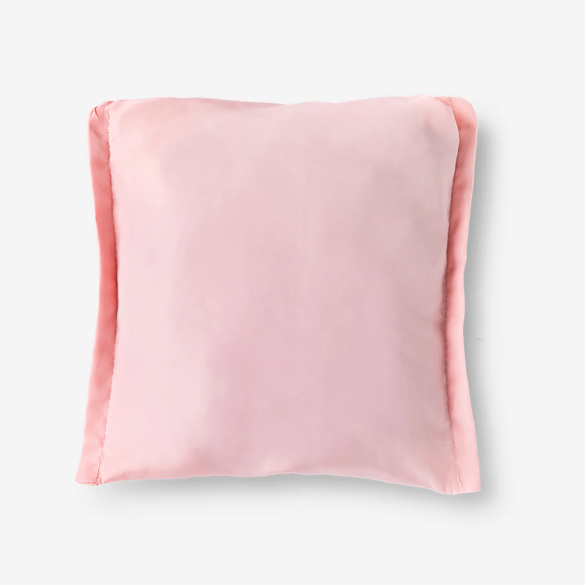 Pembe Renk Bloğu Detaylı Bez Çanta - Image 4