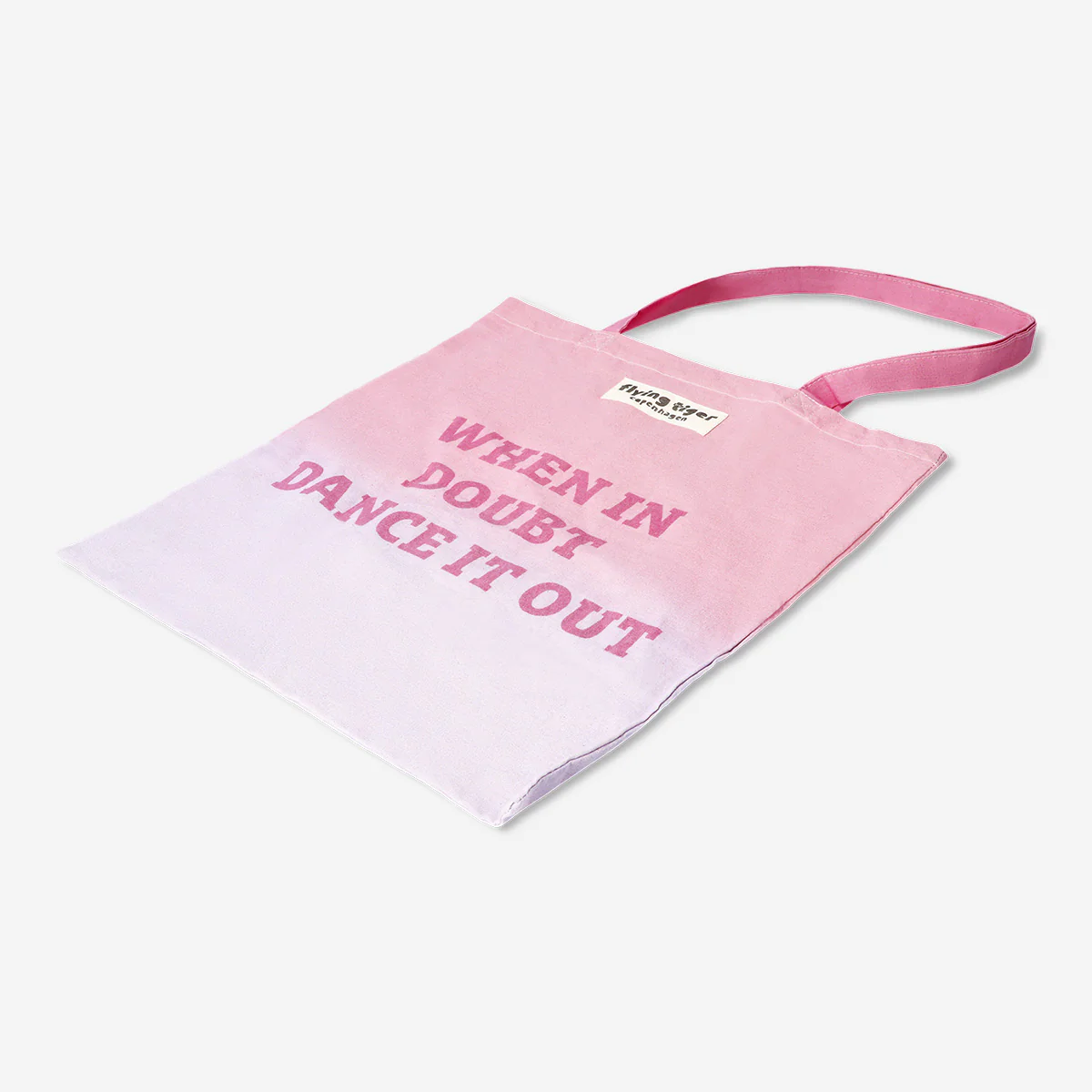Pembe Renk Geçişli Bez Çanta - Image 3
