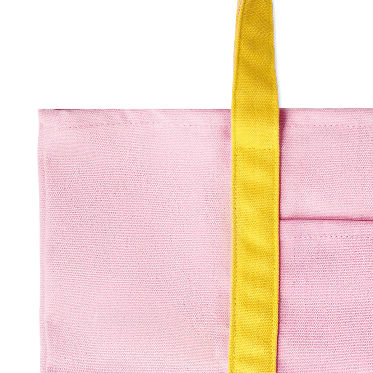 Pembe Sarı Bez Çanta - Image 4