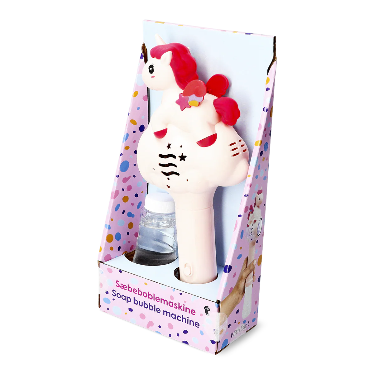 Pembe Unicorn Detaylı Baloncuk Yapma Makinesi - Image 4