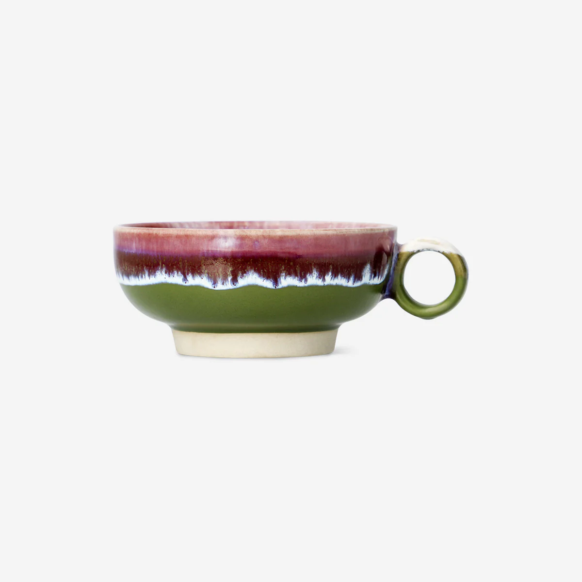 Pembe Yeşil Seramik Kupa 200 ml - Image 2
