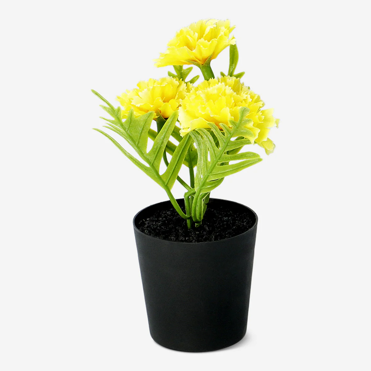 Saksıda Küçük Sarı Yapay Çiçek - Image 2