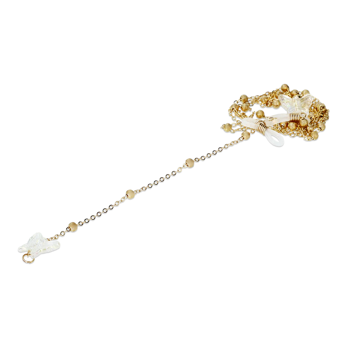 Sallantılı Gold Gözlük Zinciri - Image 4
