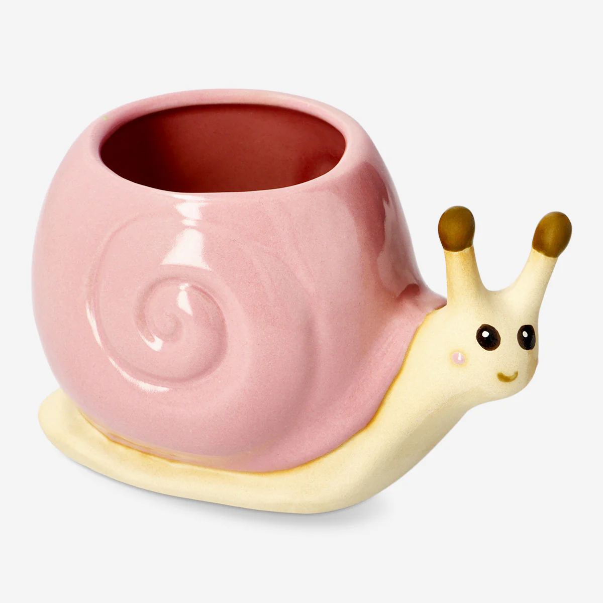 Salyangoz Şeklinde Pembe Saksı - Image 2
