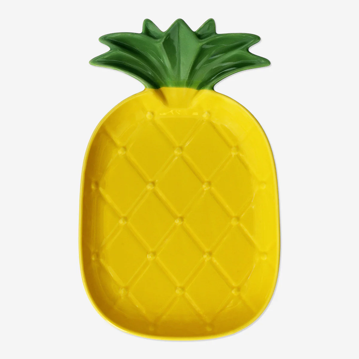 Sarı Ananas şeklinde Seramik Servis Tabağı - Image 2