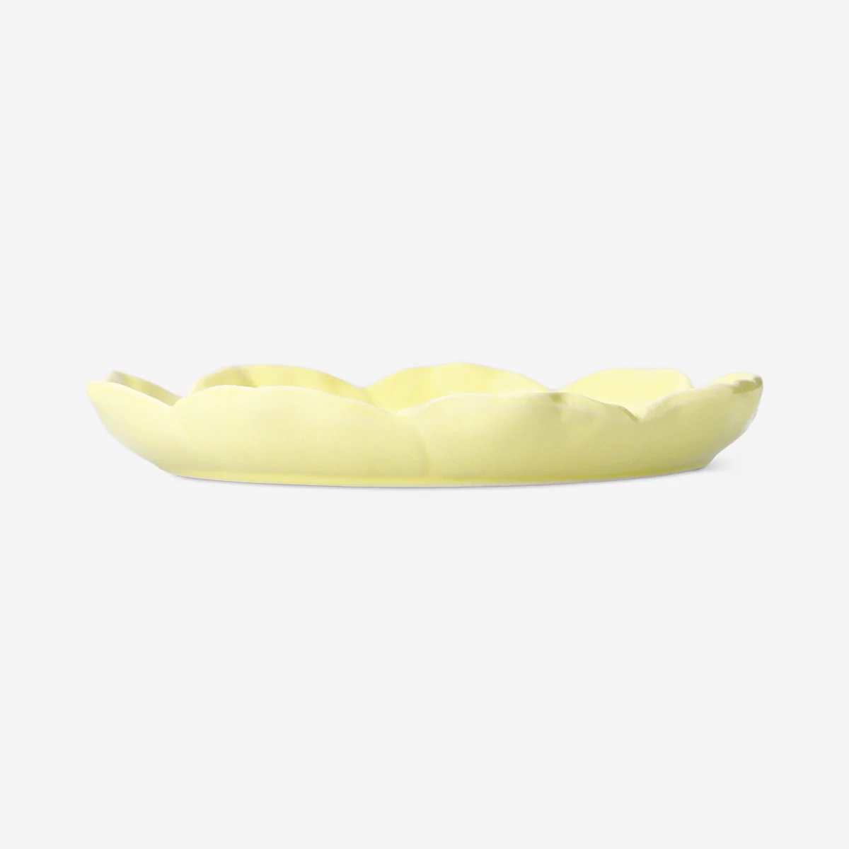Sarı Çiçek Şeklinde Tabak 19 cm - Image 2